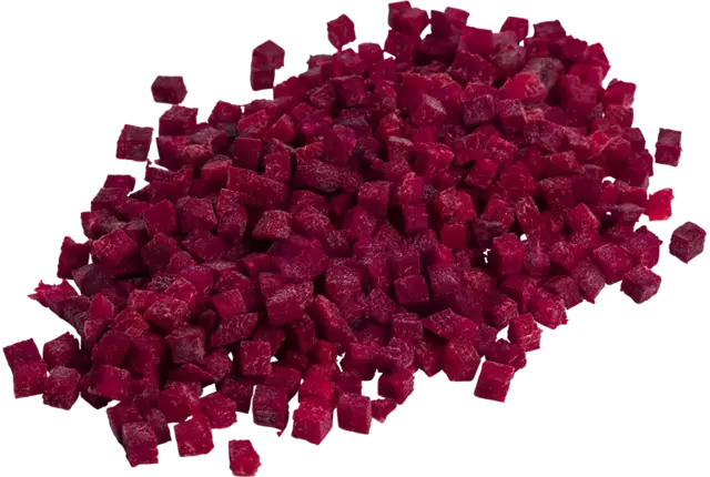 Rode bieten rauw brunoise 5mm zak 1kg